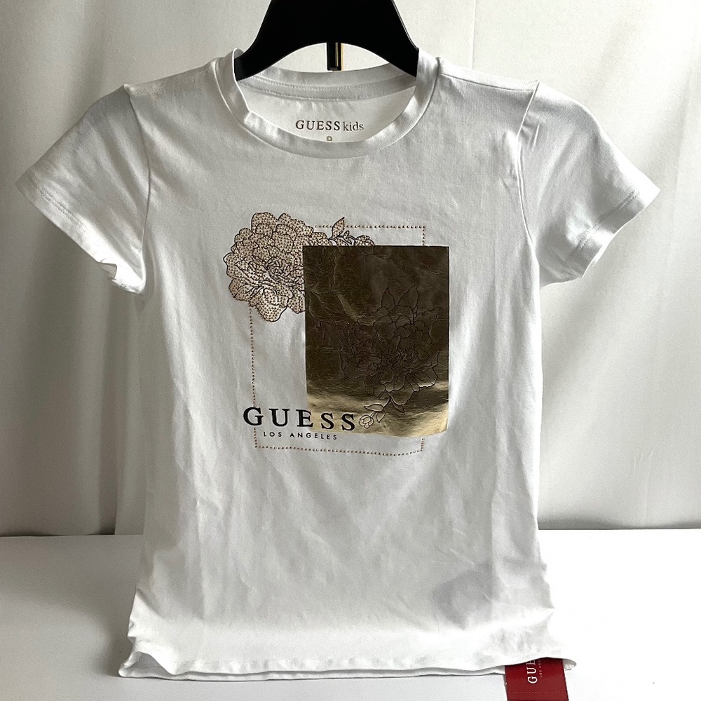 GUESS KIDS CASUAL T-SHIRT~SIZE 8~NEW WITH TAGS!